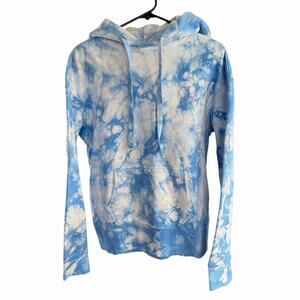 Ivory Ella tie dye hoodie size small blue Save The Elephants Relaxed Comfortable
